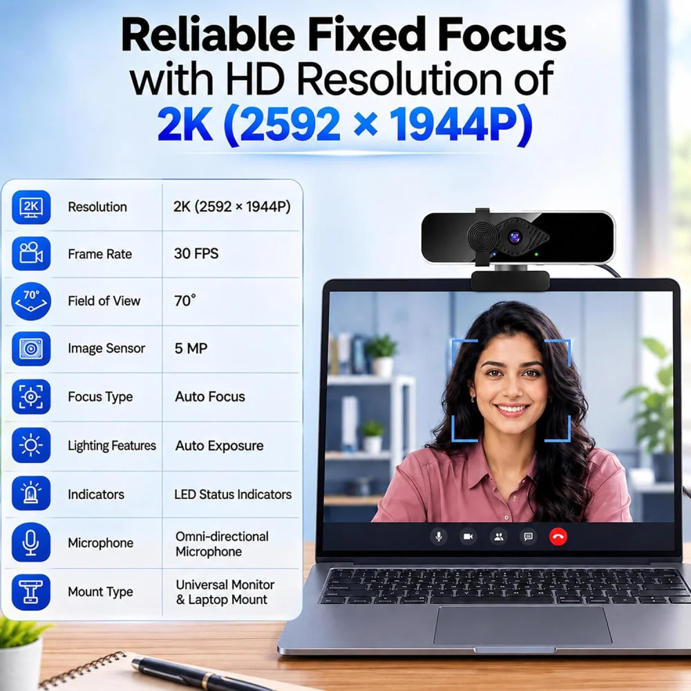 Ant Webcam IRIS PRO 5mp 2K - Image 2