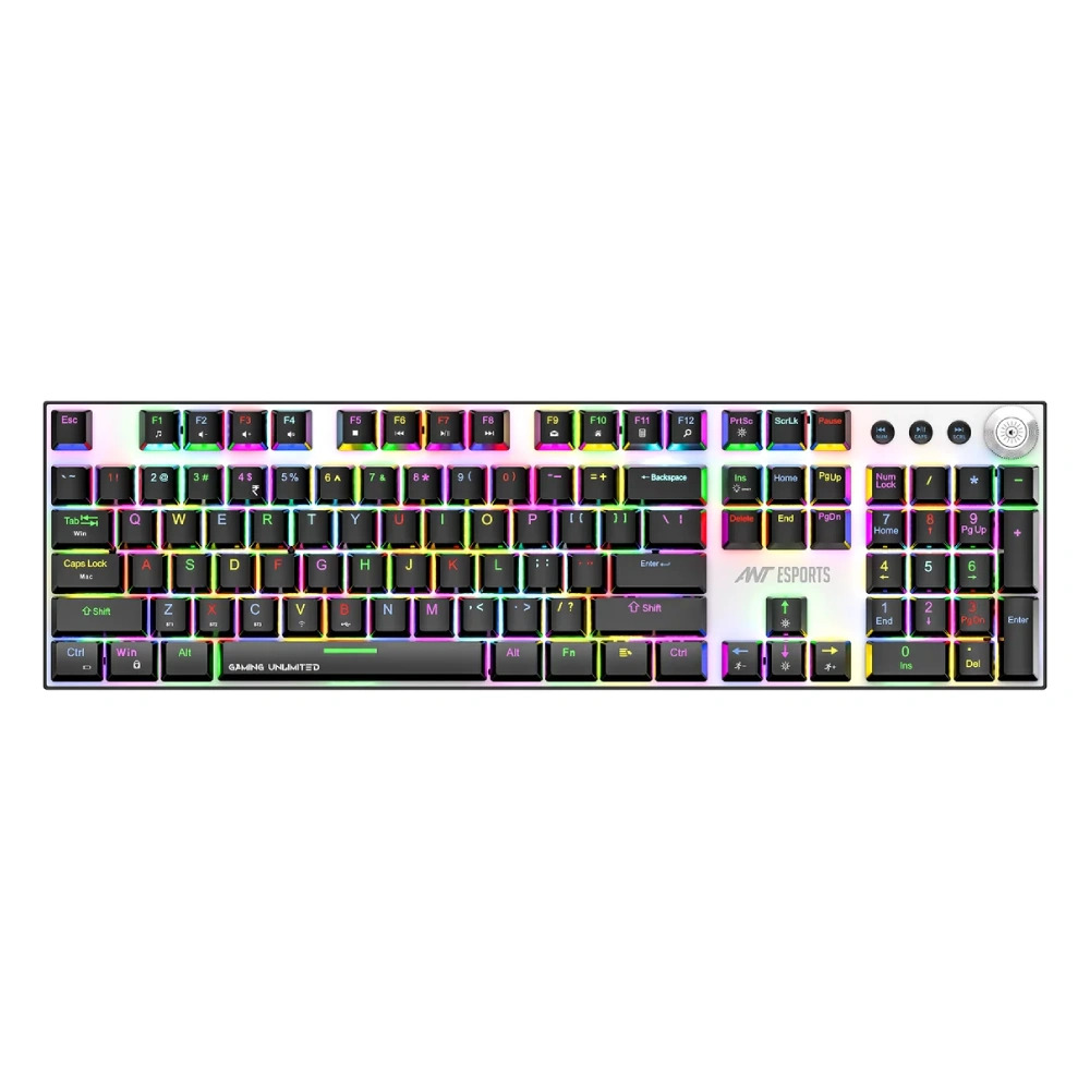 Ant Esports WiFi Mechanical Gaming Keyboard MMK4400 Pro Red Switches - Image 4
