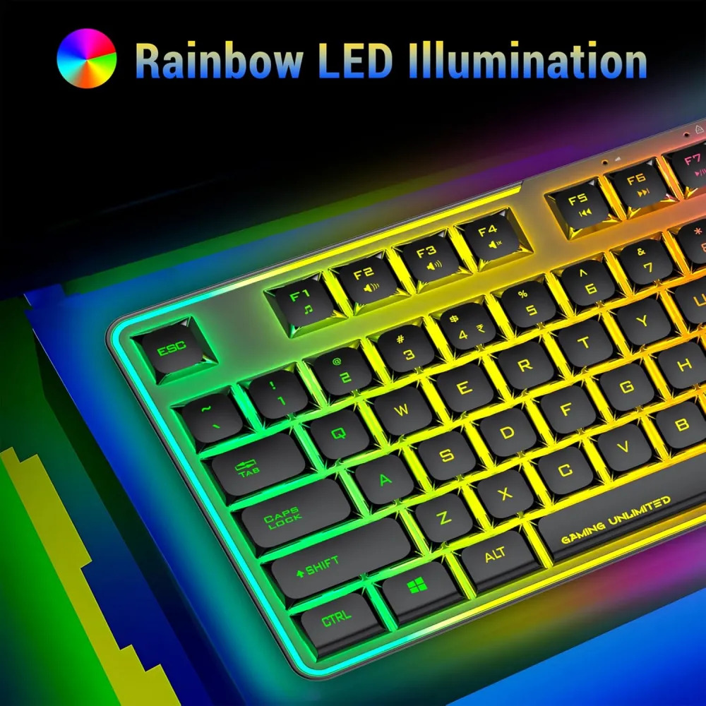 Ant Esports Wireless Gaming Keyboard Mouse Combo KM730 PRO TKL Backlit - Image 2