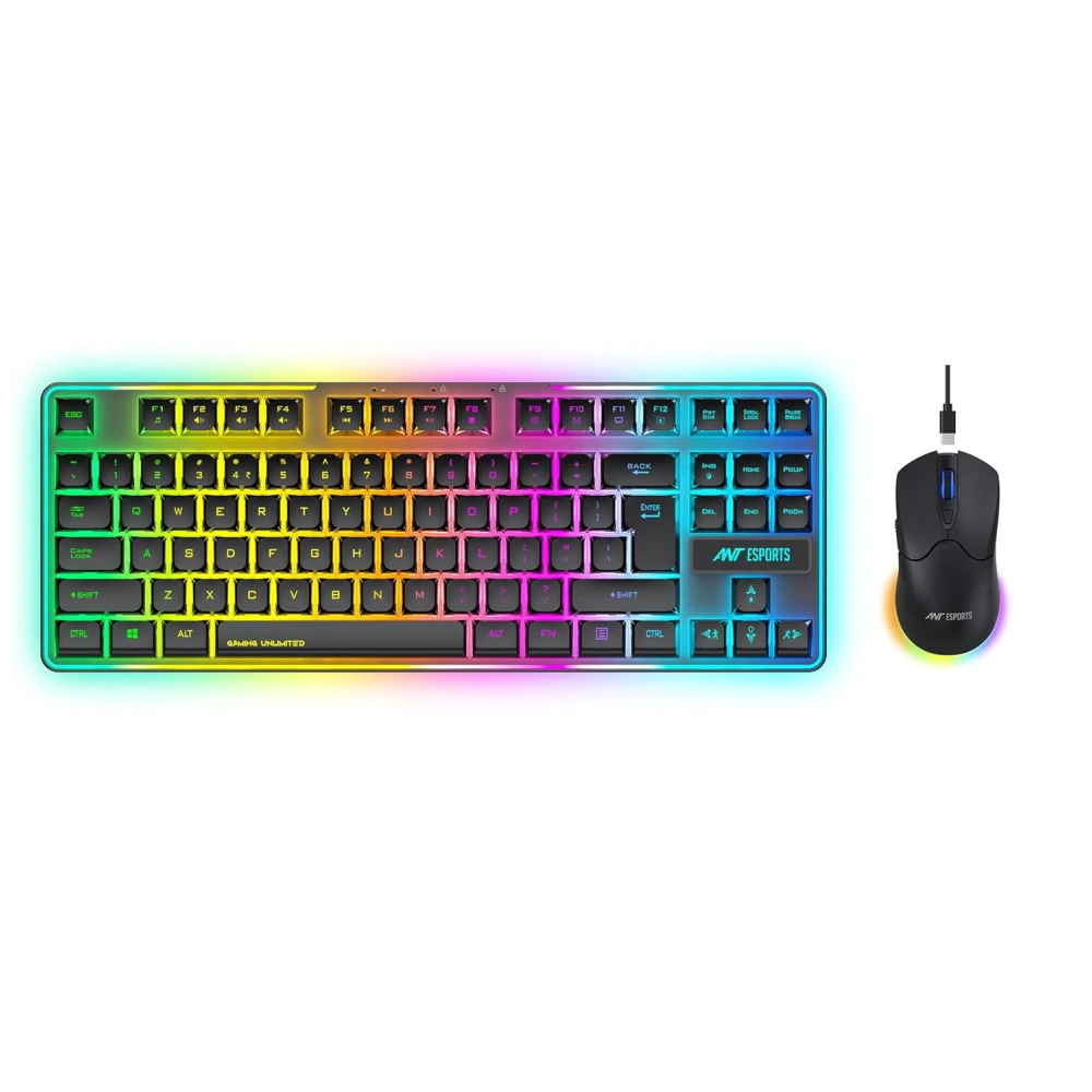 Ant Esports Wireless Gaming Keyboard Mouse Combo KM730 PRO TKL Backlit - Image 4
