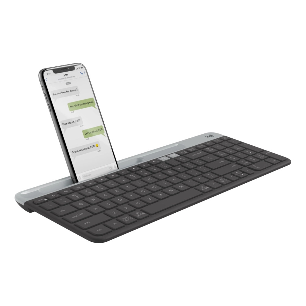 Logitech Wireless Keyboard K580 Slim Multi-Device Black - Image 3