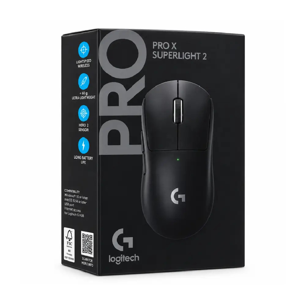 Logitech Wireless Gaming Mouse PRO X SUPERLIGHT 2