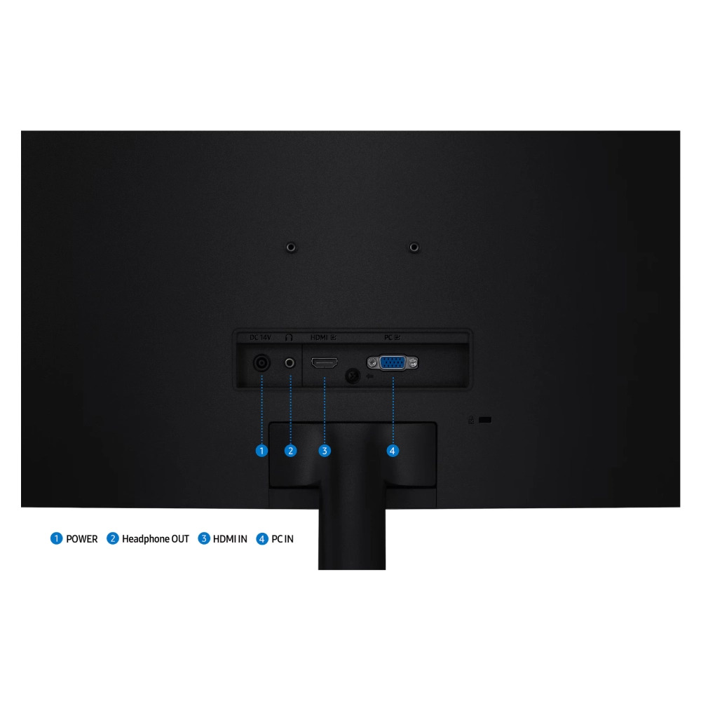 Samsung LED Monitor 32" Curved FHD VA 100Hz With HDMI | VGA (LS32D390GAW) - Image 4