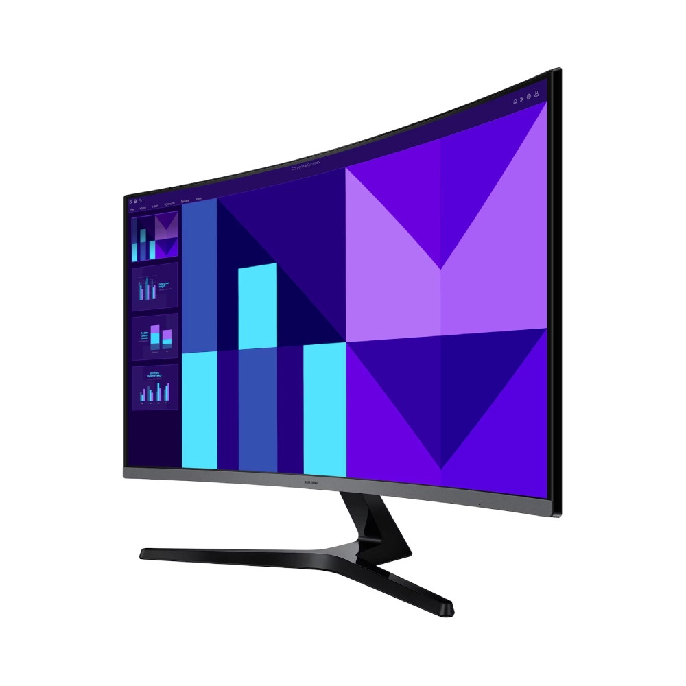 Samsung LED Monitor 32" Curved FHD VA 100Hz With HDMI | VGA (LS32D390GAW) - Image 5