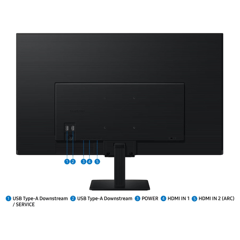 Samsung LED Monitor M5 32" FHD VA 60Hz With HDMI | Speaker (LS32FM500EWXXL) - Image 2