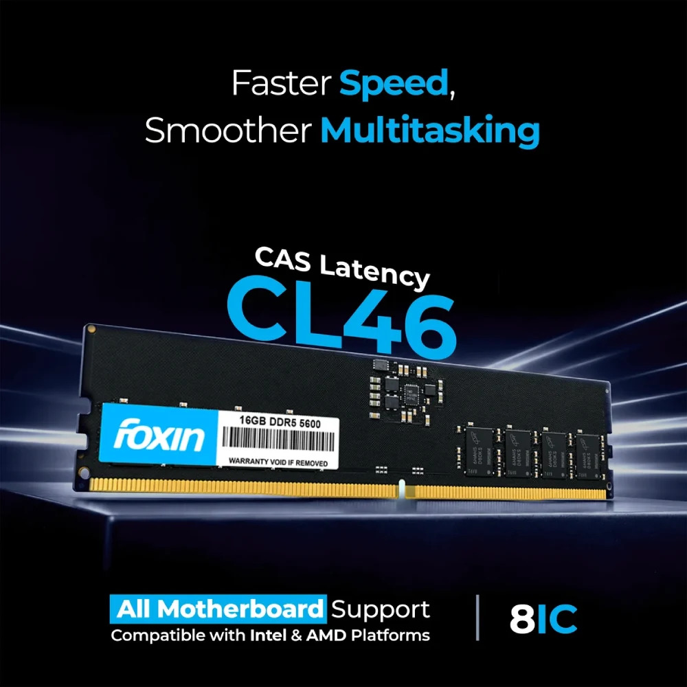 Foxin Desktop Ram 16GB DDR5 5600Mhz - Image 4