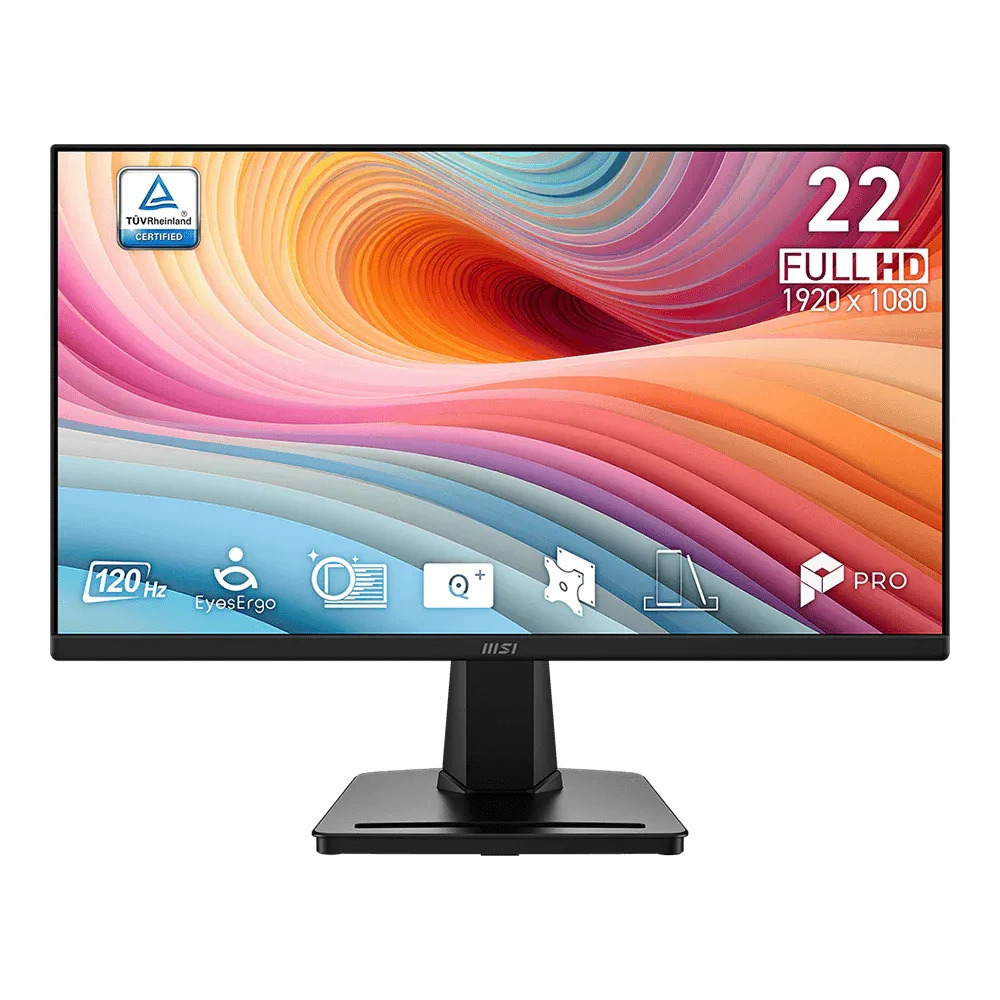 MSI LED Monitor 22" FHD VA 120Hz with HDMI | VGA (PRO MP225 E12VL)