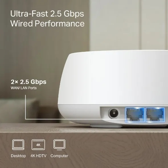 TP-Link Deco BE5000 Whole Home Mesh WiFi 7 System (Pack Of 3) BE25 - Image 4
