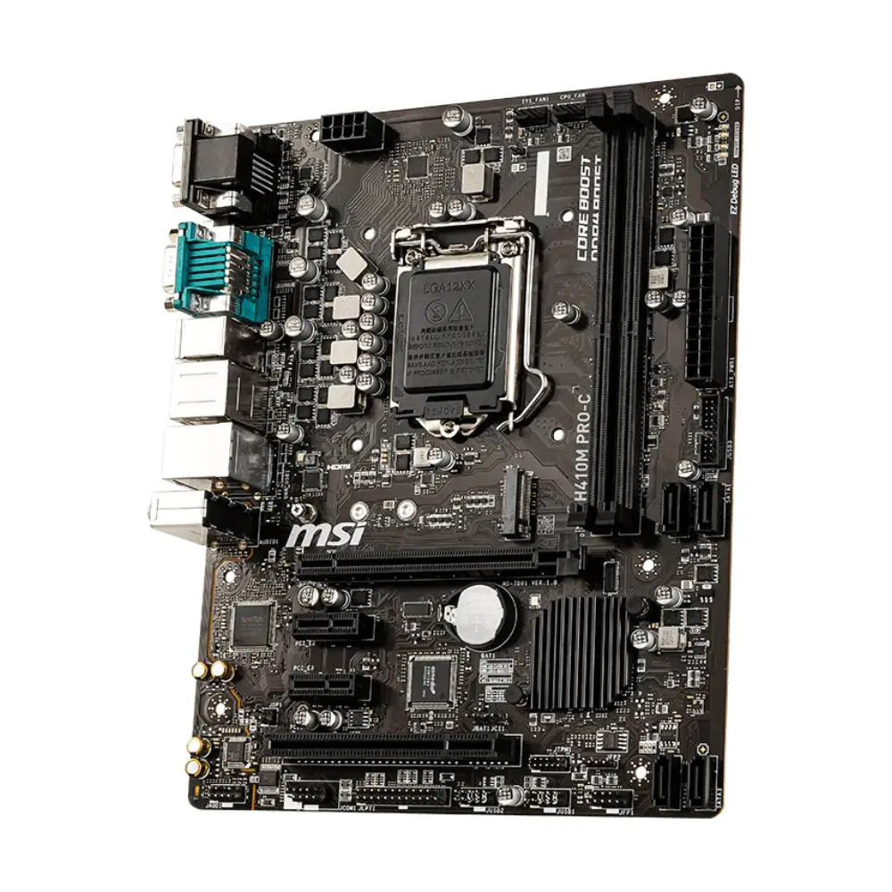 MSI Motherboard H410M PRO-C DDR4 For Intel 10th Gen - Image 3