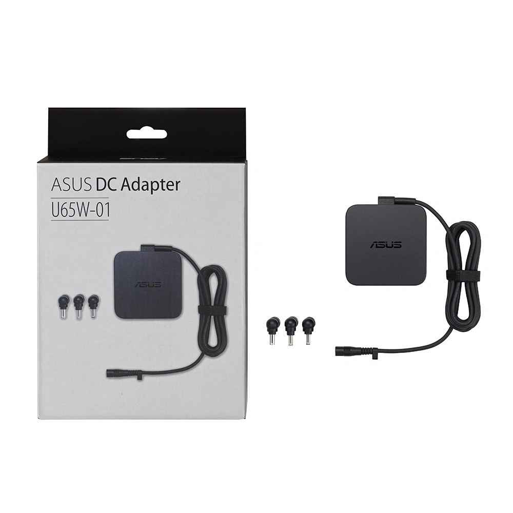 Asus Laptop Adapter Original 65w | 19/3.42a | 4.0mm/4.5mm/5.5mm Multi Pin Universal (Open Box)
