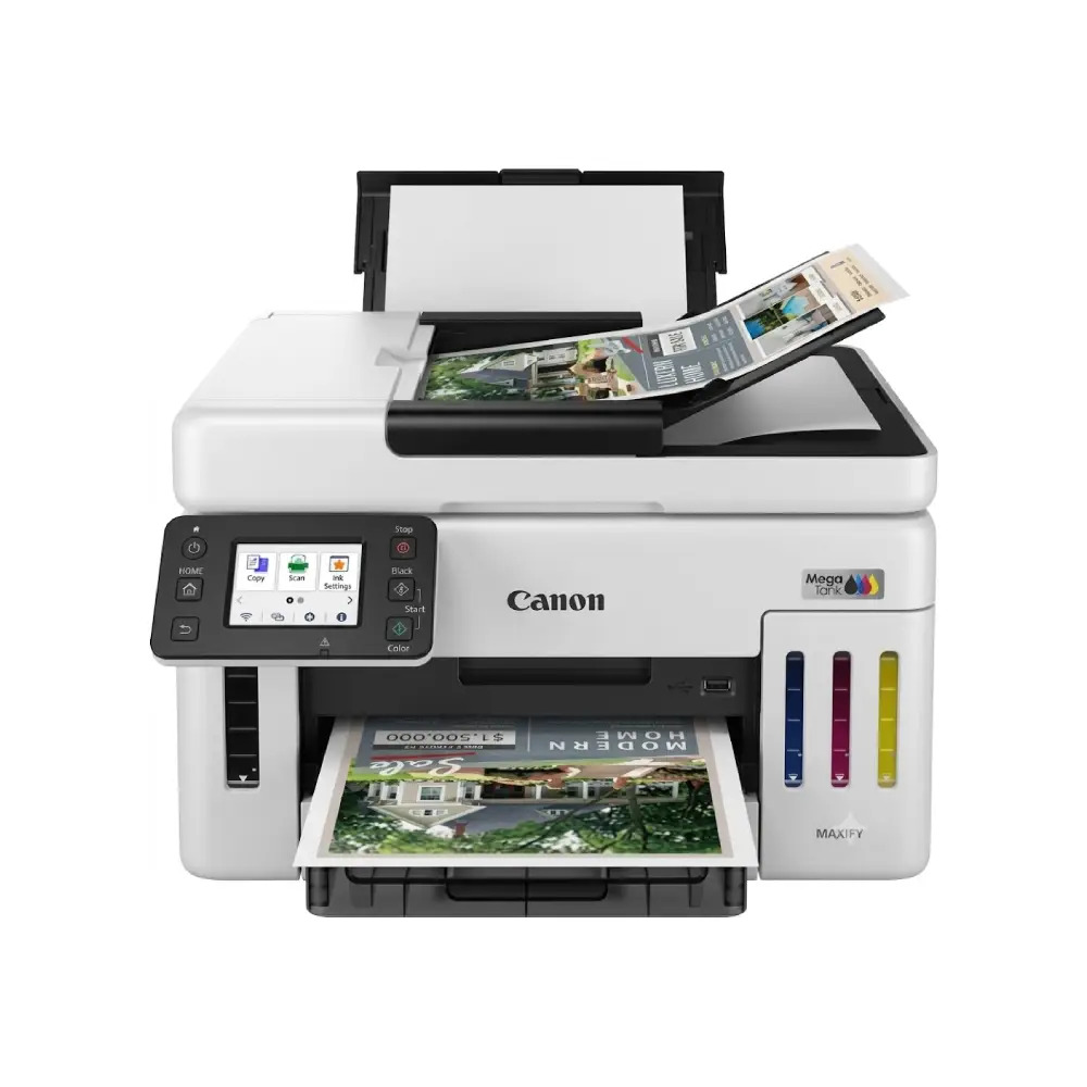 Canon Mega Tank Color Printer MAXIFY GX6170 A4 Multi Function with Duplex | WiFi | ADF