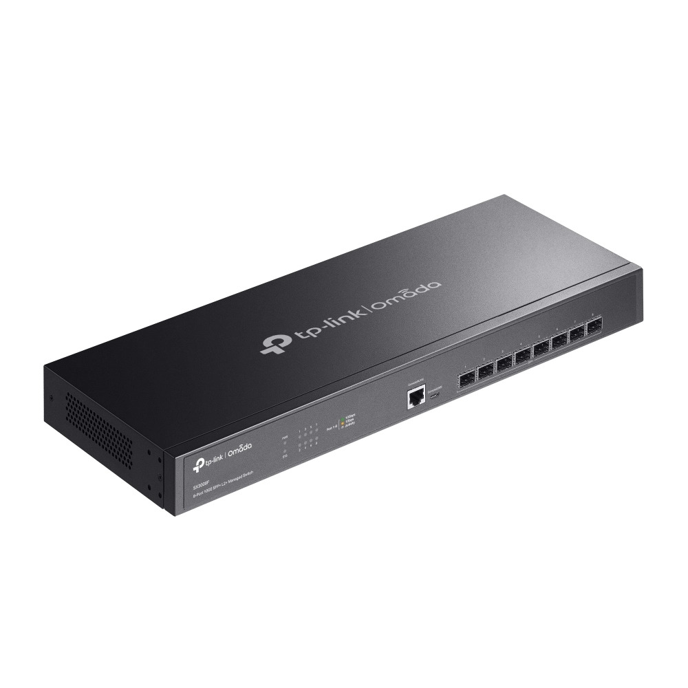 TP-Link Omada SX3008F | 8 Port 10G SFP+ Enterprise Level Switch | L2+ Smart Managed - Image 3