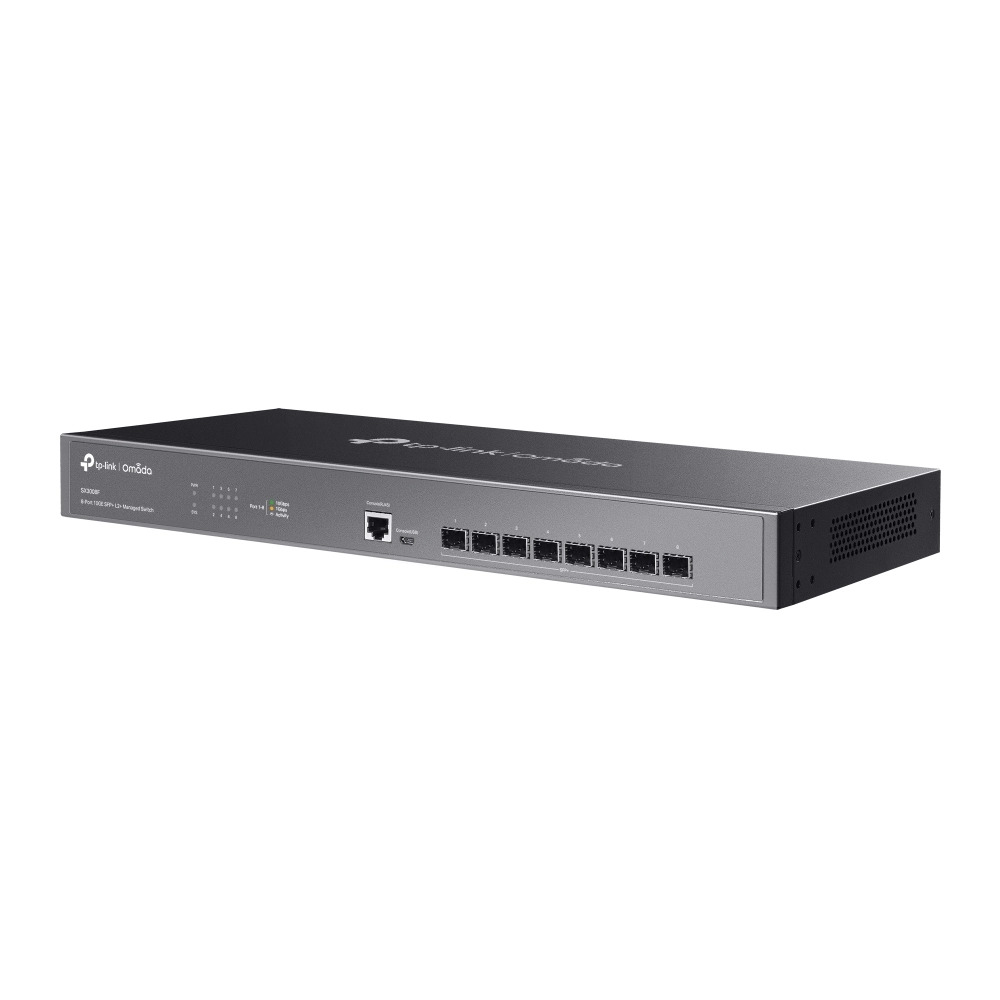 TP-Link Omada SX3008F | 8 Port 10G SFP+ Enterprise Level Switch | L2+ Smart Managed - Image 4