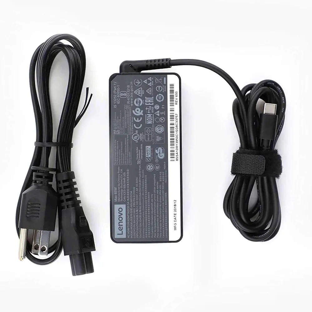 Lenovo Original Laptop Adapter 65w | 20v/3.25a | Type-C (Open Box) - Image 3