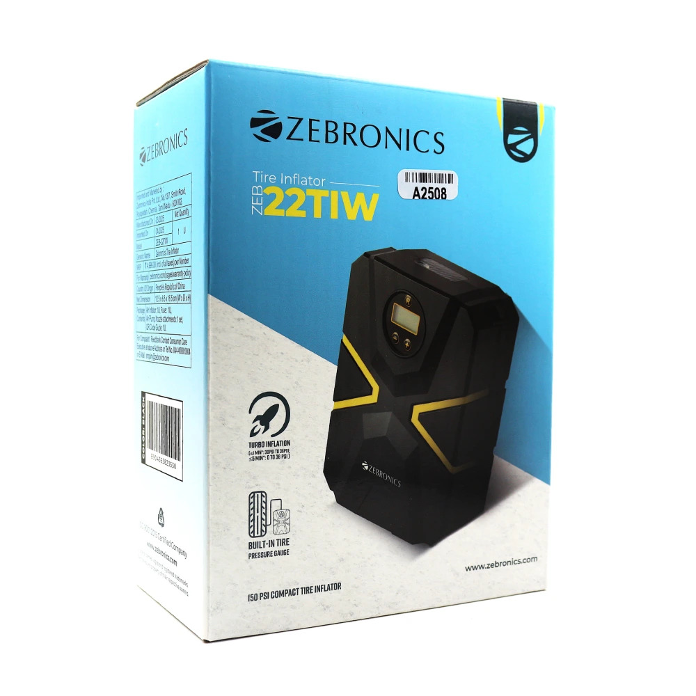 Zebronics Tire Inflactor Zeb 22TIW