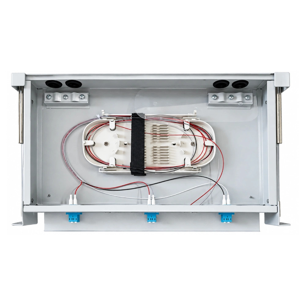 CATVISION Patch Panel Unit LIU Fully Loaded Rack Mount Sliding LC/UPC (6F) - Image 2