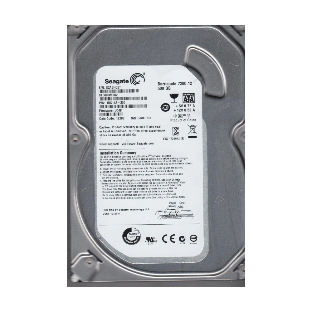 Pullout Internal Desktop Hard Disk Sata 500GB - Image 2