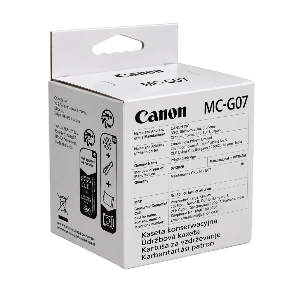Canon Maintenance Box For Pixma Series G3390, G3880 | MC-G07