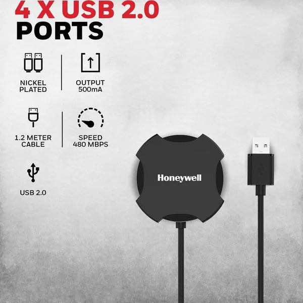 Honeywell USB HUB 4 PORT 2.0 (Open Box) - Image 4