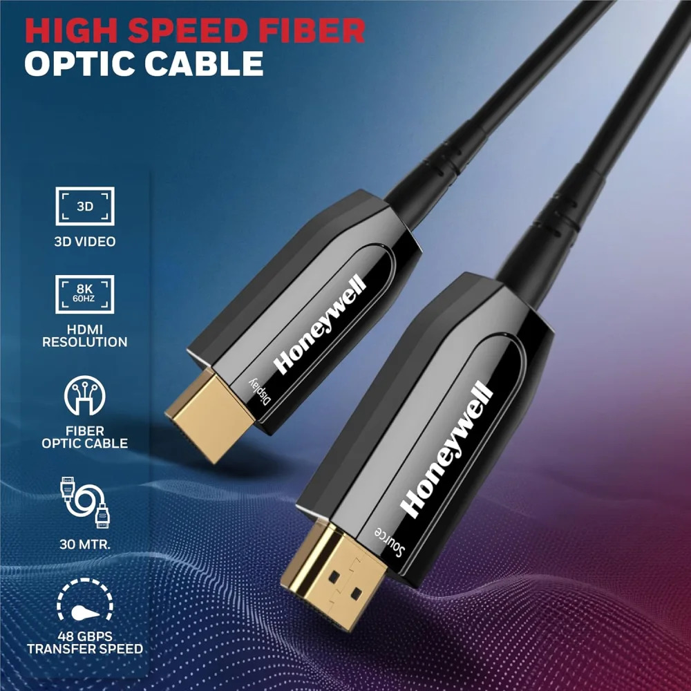Honeywell HDMI Cable 8K 60Hz with Etherent AOC 2.1 Complaint 20m - Image 2