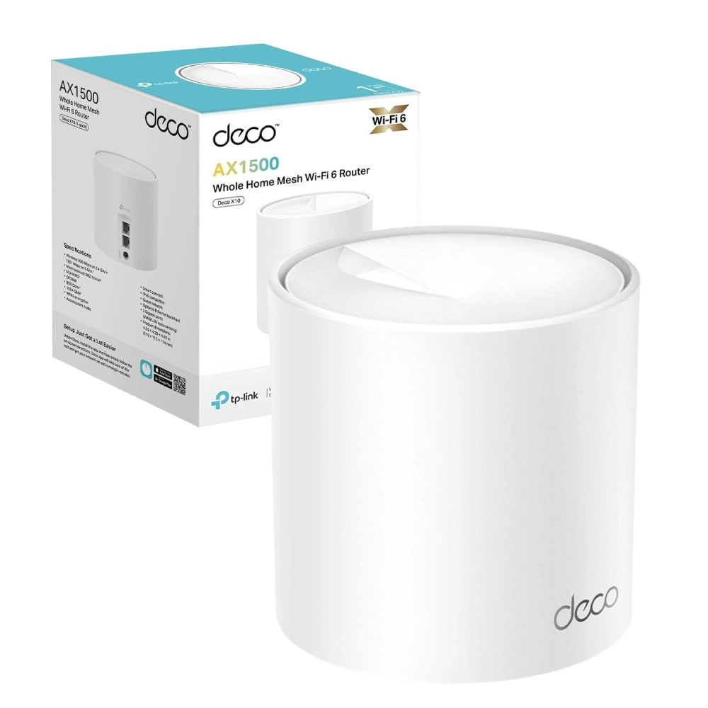 TP-Link Deco X10 AX1500 Whole Home Mesh Wi-Fi 6 Router