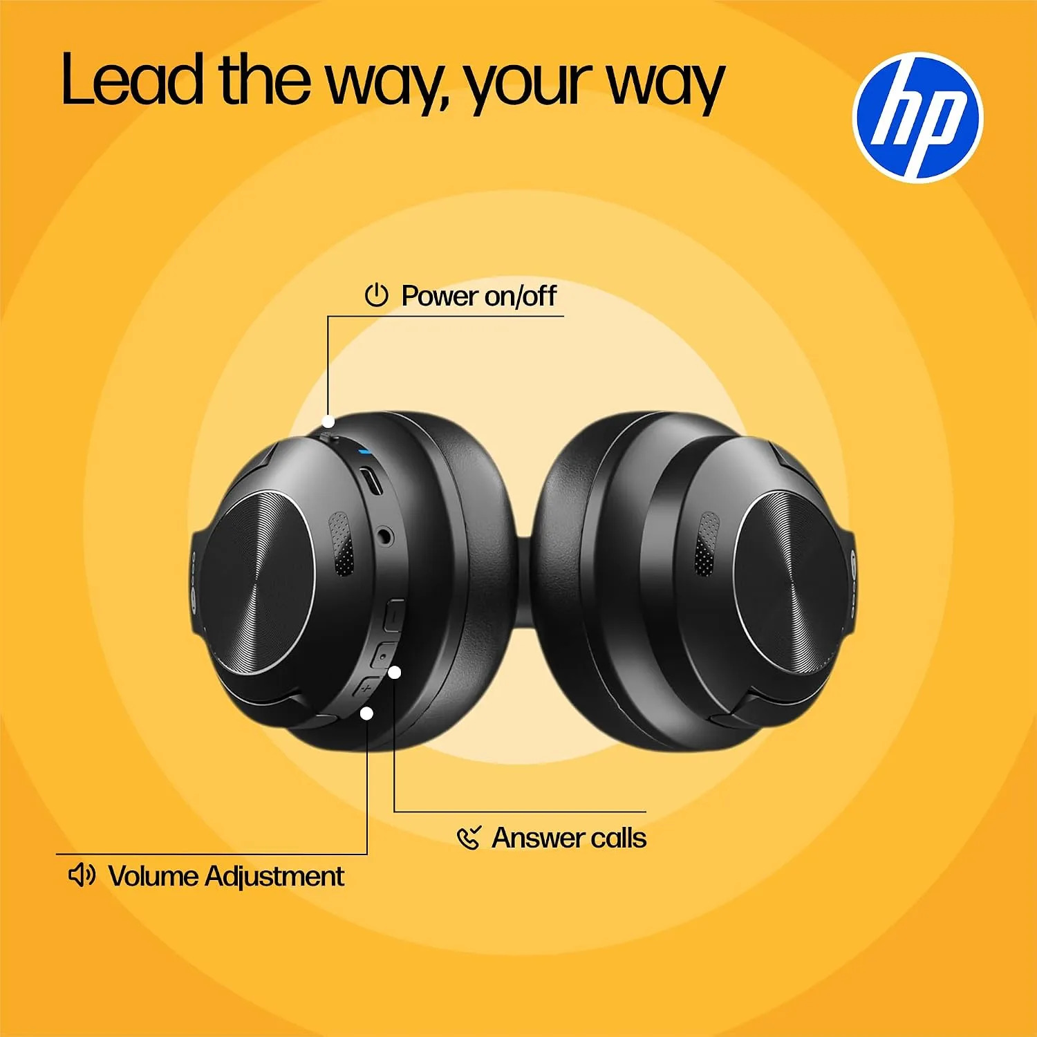 HP Wireless Headphone with Active Noise Cancellation H300 - Image 2