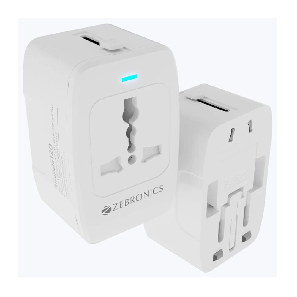 Zebronics Universal Power Plug USB 1500mA