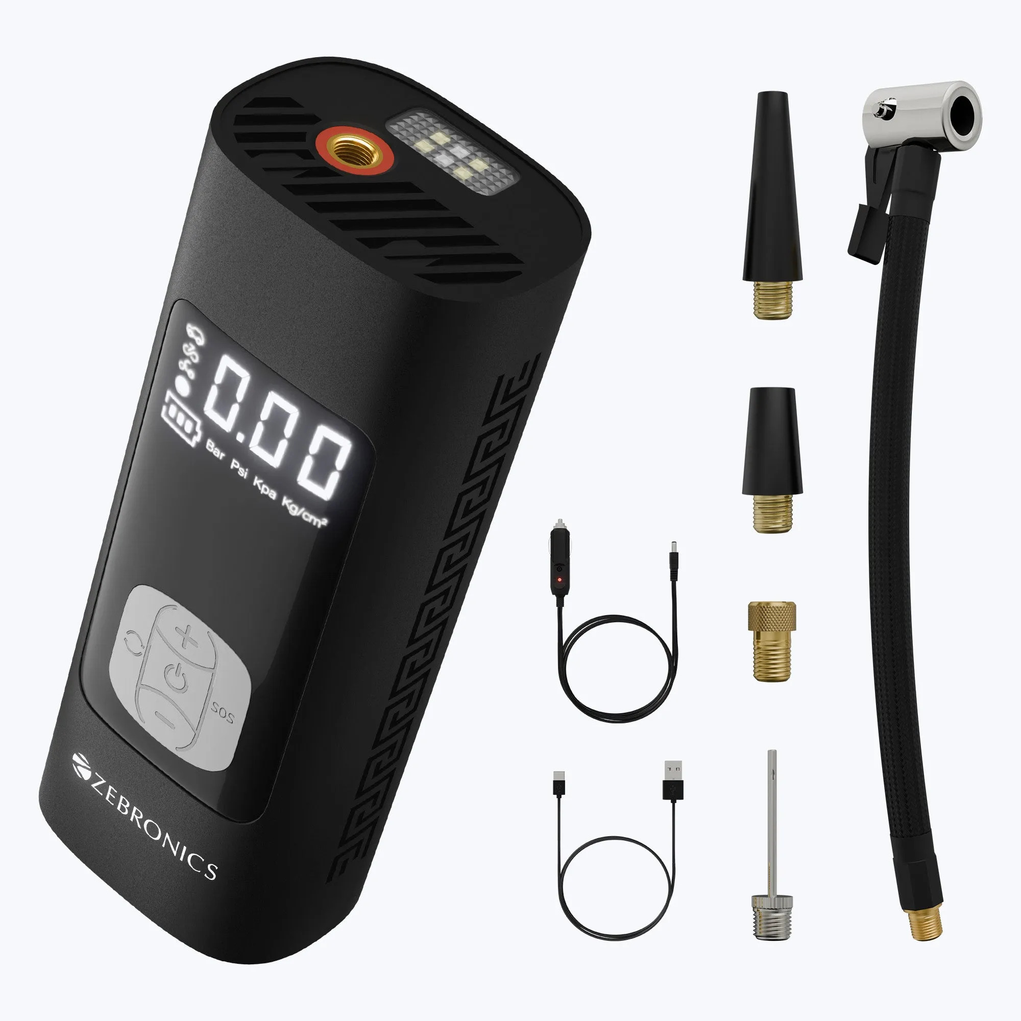 Zebronics Tire Inflactor With Power Bank Zeb 19TI6 - Image 2