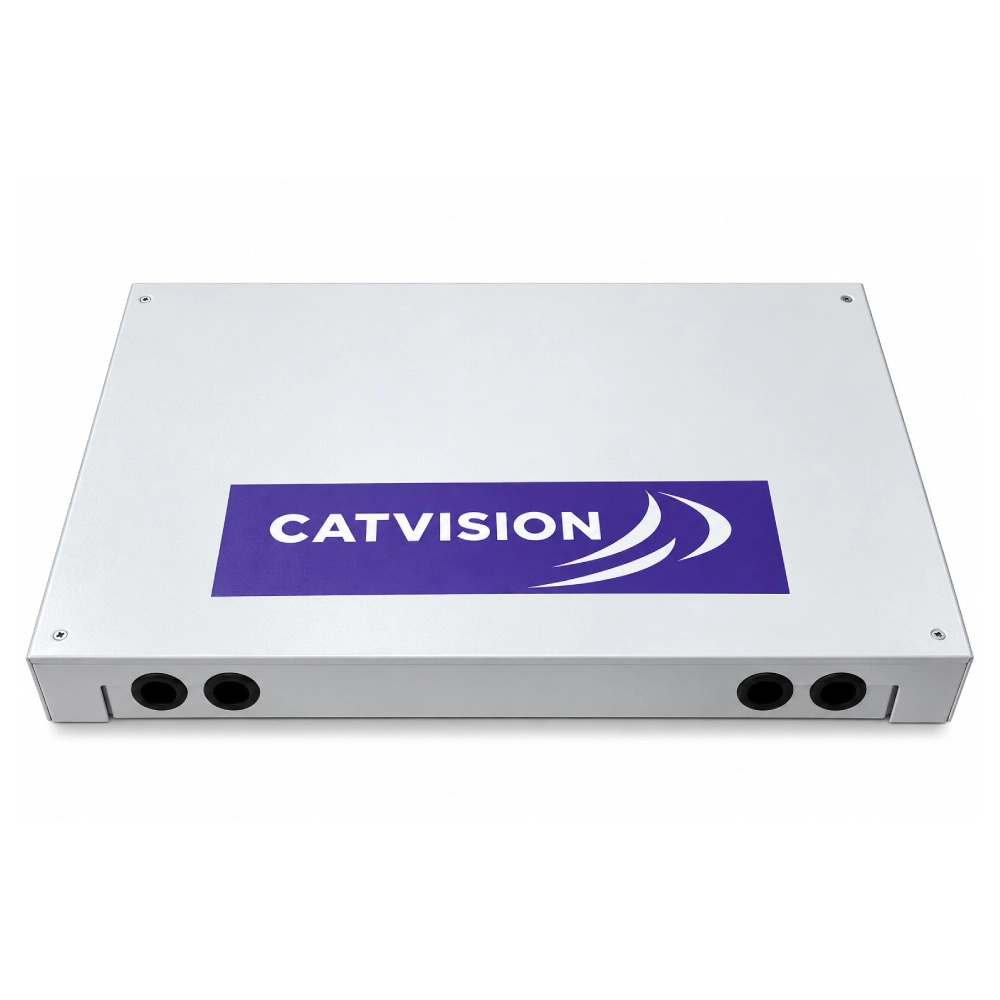CATVISION Patch Panel Unit LIU Fully Loaded Rack Mount Sliding SC/UPC (6F) - Image 2