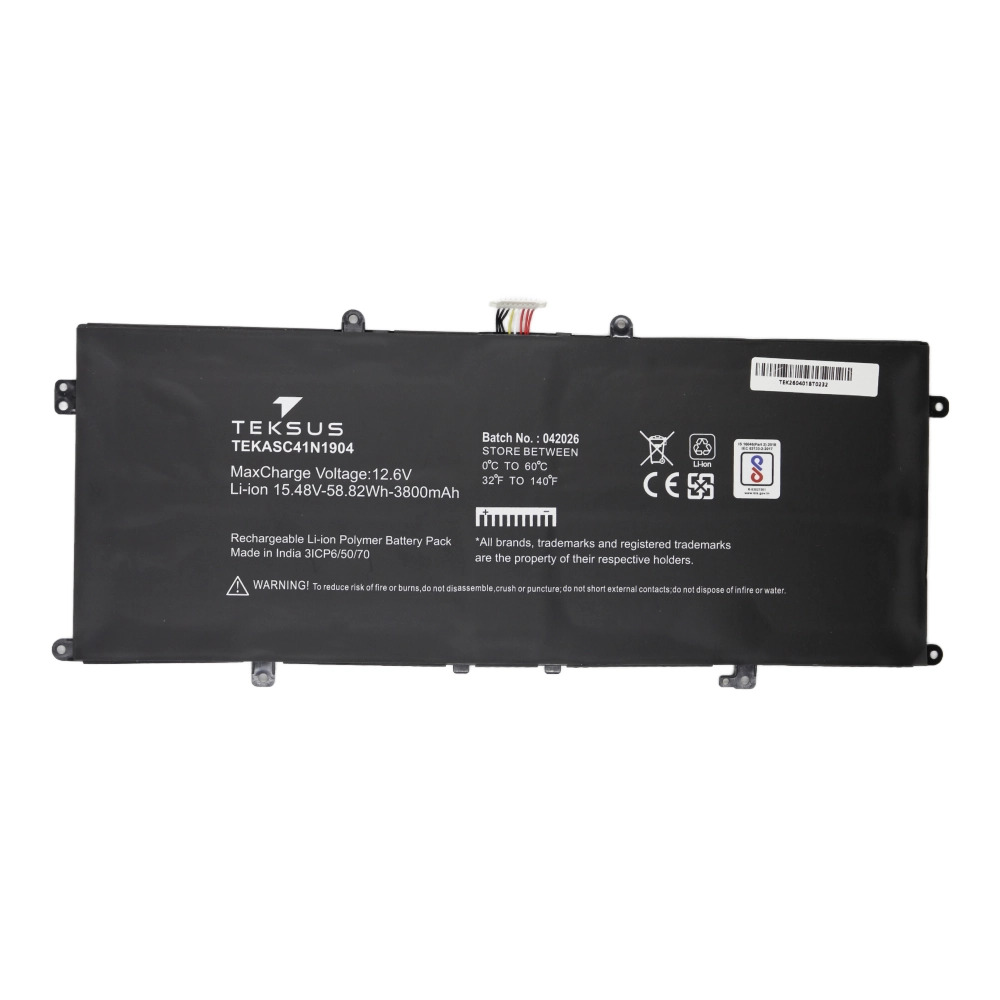 Teksus Laptop Battery Compatible For Asus ZenBook 14 BX425EA | C41N1904 4C - Image 2
