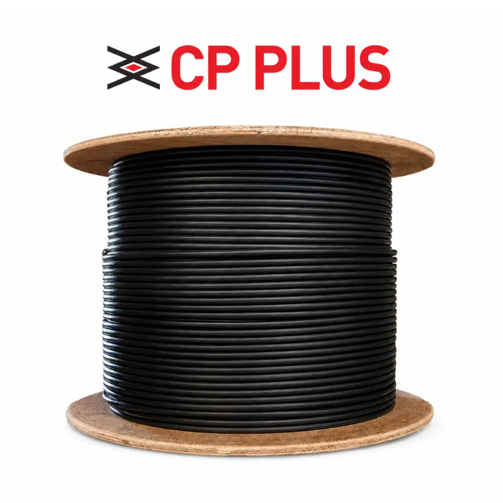 CP-Plus CAT6 Lan Cable 305m Copper 24AWG (Double Jacket)