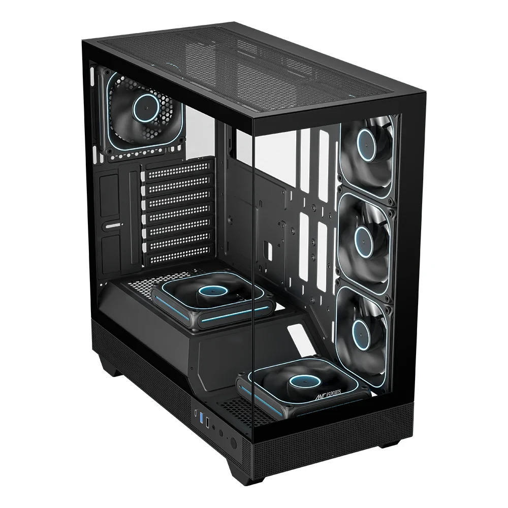 Ant Esports Gaming Cabinet Crystal Neo ARGB (E-ATX, ATX, M-ATX, M-ITX)