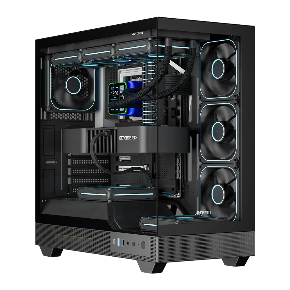 Ant Esports Gaming Cabinet Crystal Neo ARGB (E-ATX, ATX, M-ATX, M-ITX) - Image 4