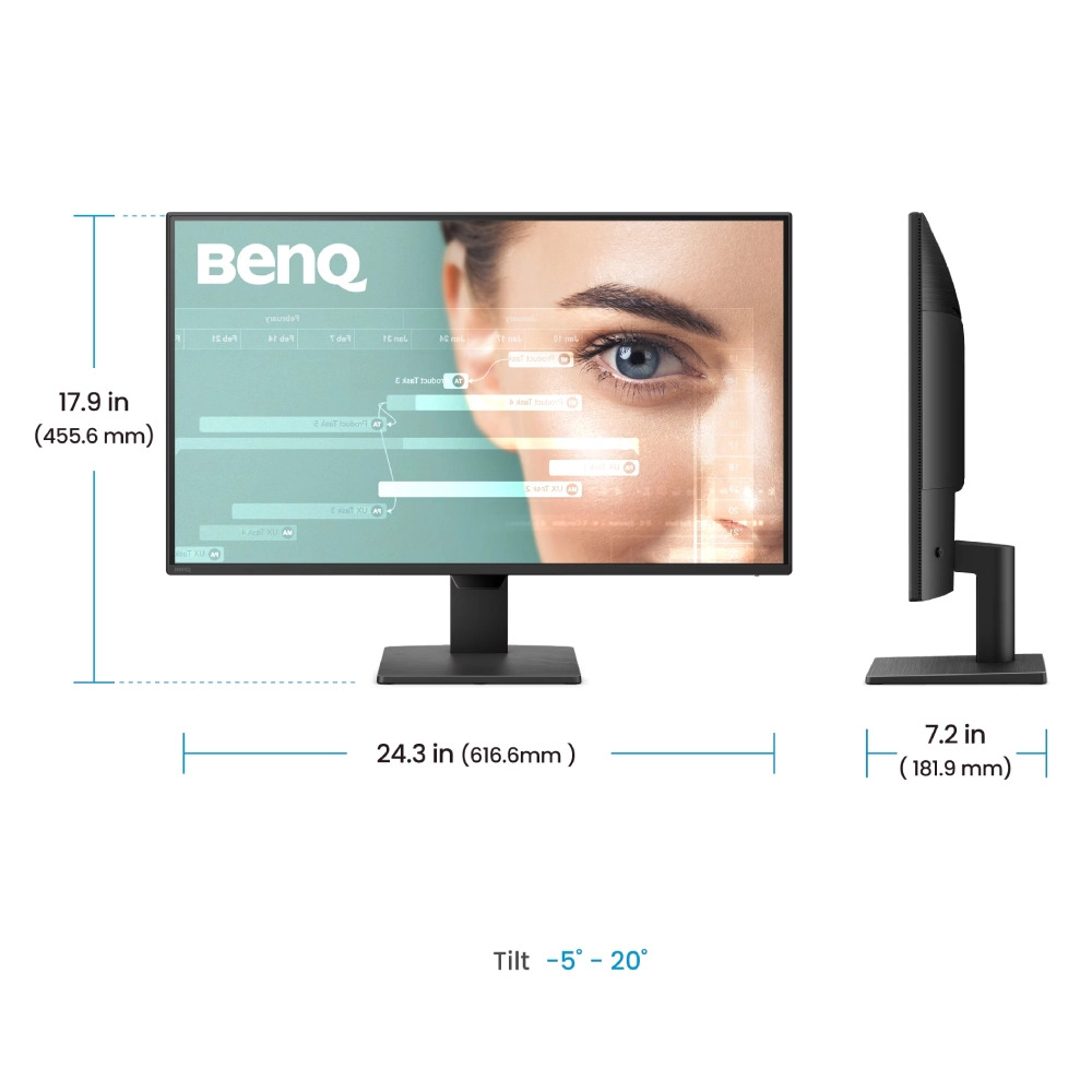 BenQ LED Monitor 27" FHD IPS 120Hz with HDMI | DP | Speaker (GW2790P) - Image 4