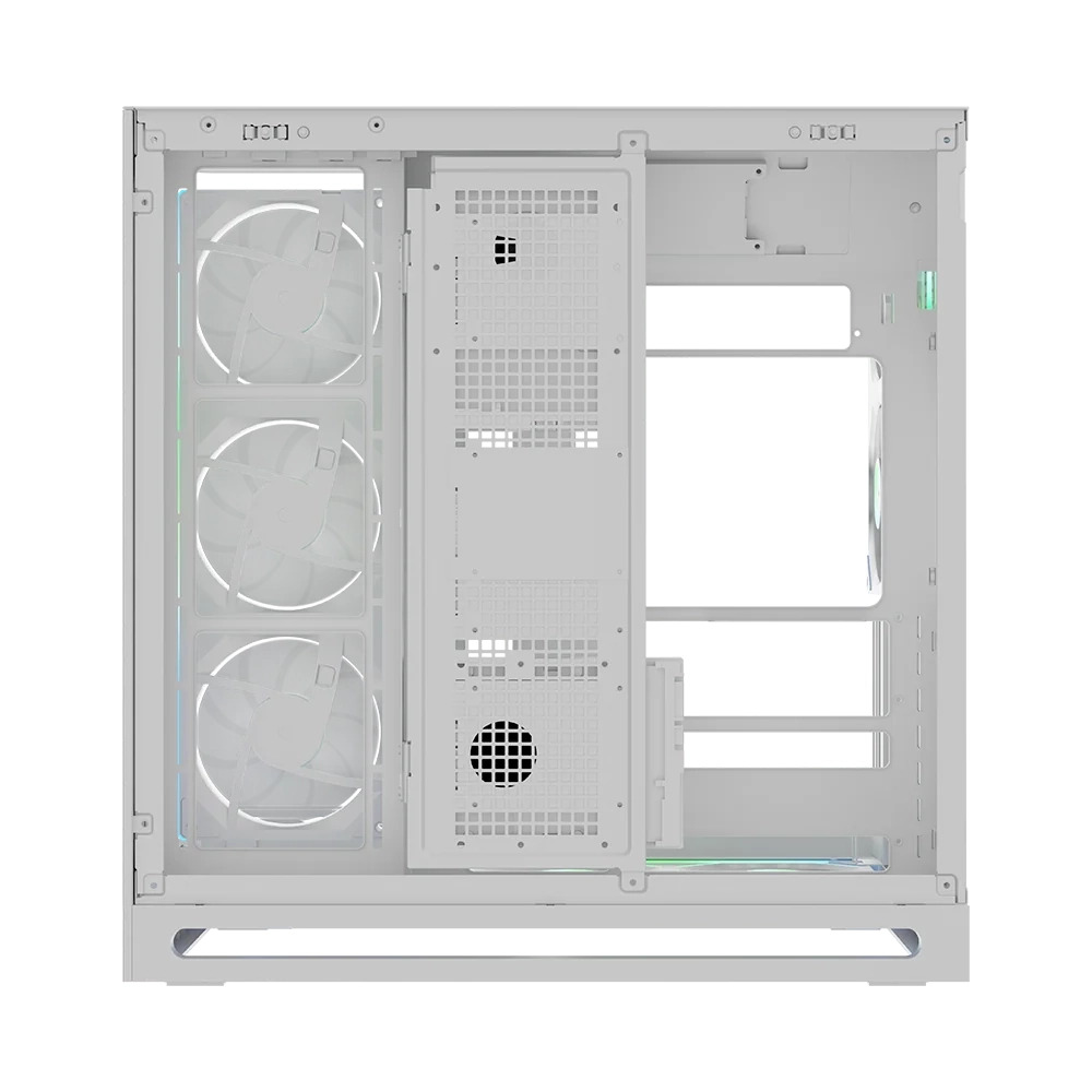 Ant Esports Gaming Cabinet Crystal ARC Pro White (ATX/M-ATX/ITX) - Image 2