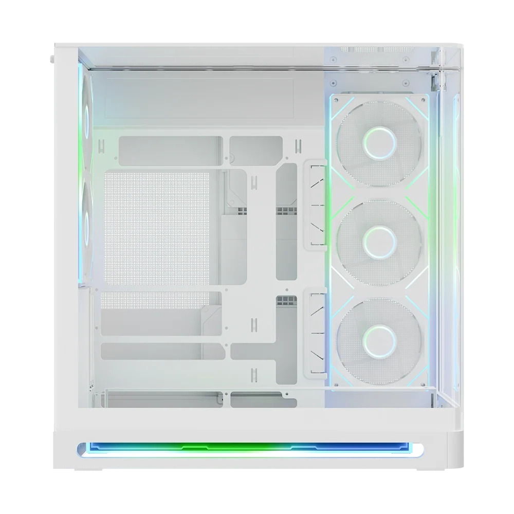 Ant Esports Gaming Cabinet Crystal ARC Pro White (ATX/M-ATX/ITX) - Image 4