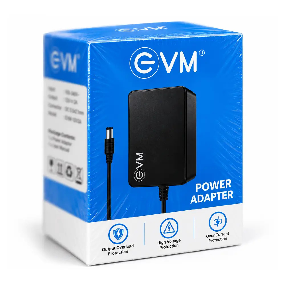 EVM Power Adapter 12v/2a DC Pin