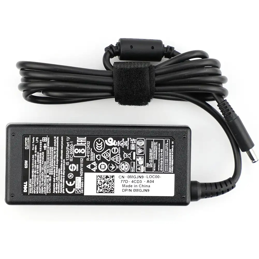 Dell Laptop Adapter Original 65w 19.5V / 3.34A Small Pin | MGJN9 (Open Box) - Image 3