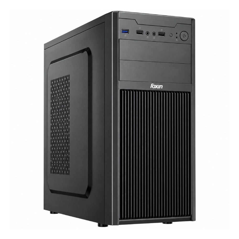 Foxin Mid Tower Cabinet  CREST (ATX, Mini ITX & Micro ATX) Without Smps