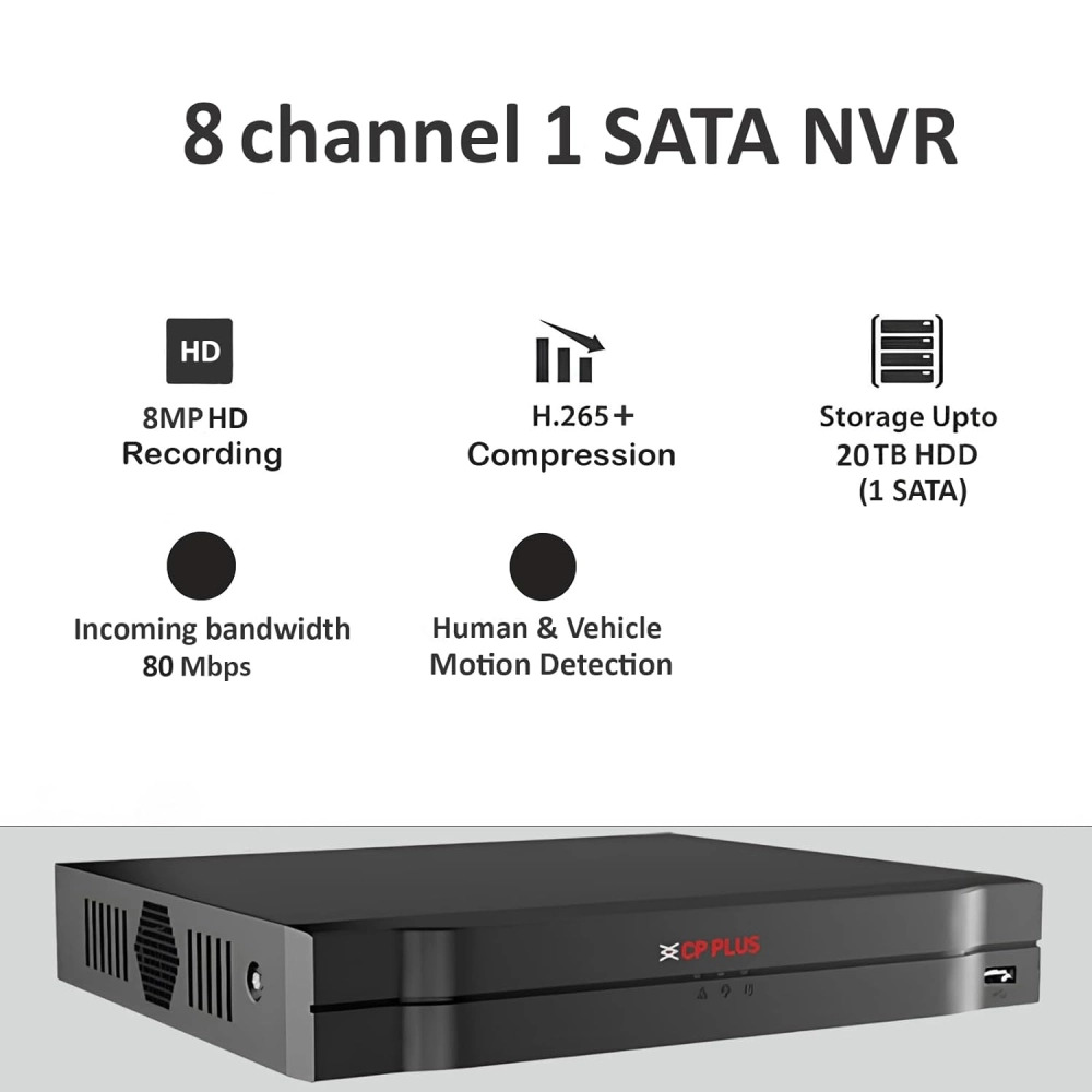CP-Plus IP NVR 4K 8CH (4K2081-V4) - Image 4