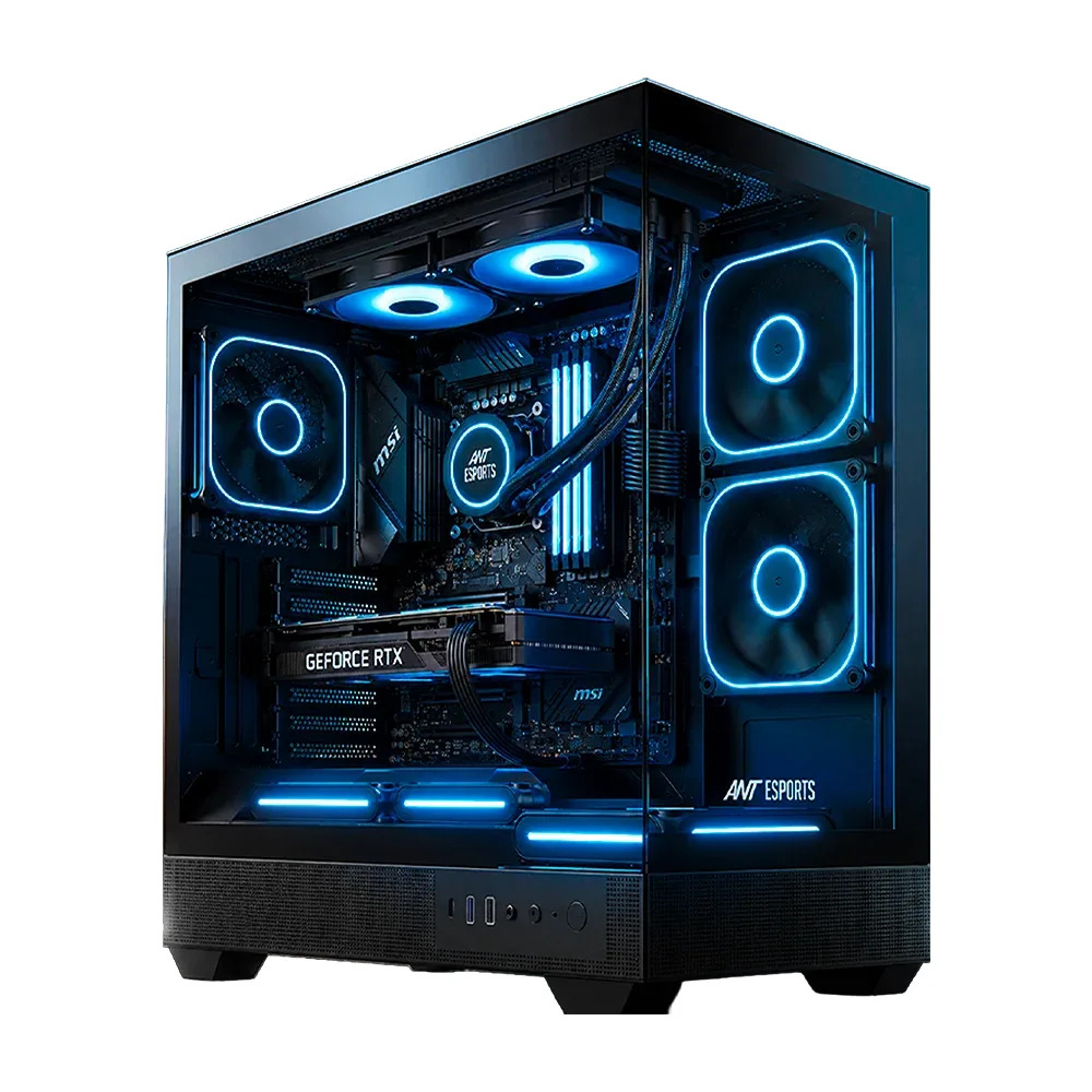 Ant Esports Gaming Cabinet Crystal Neo Mini ARGB (M-ATX, M-ITX)