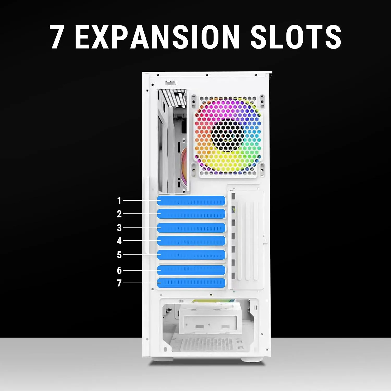 Ant Esports Gmaing Cabinet Elite 1200 White - Image 4