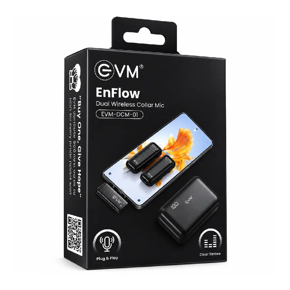 EVM Wireless Microphone with 2 Mic (DCM-01)
