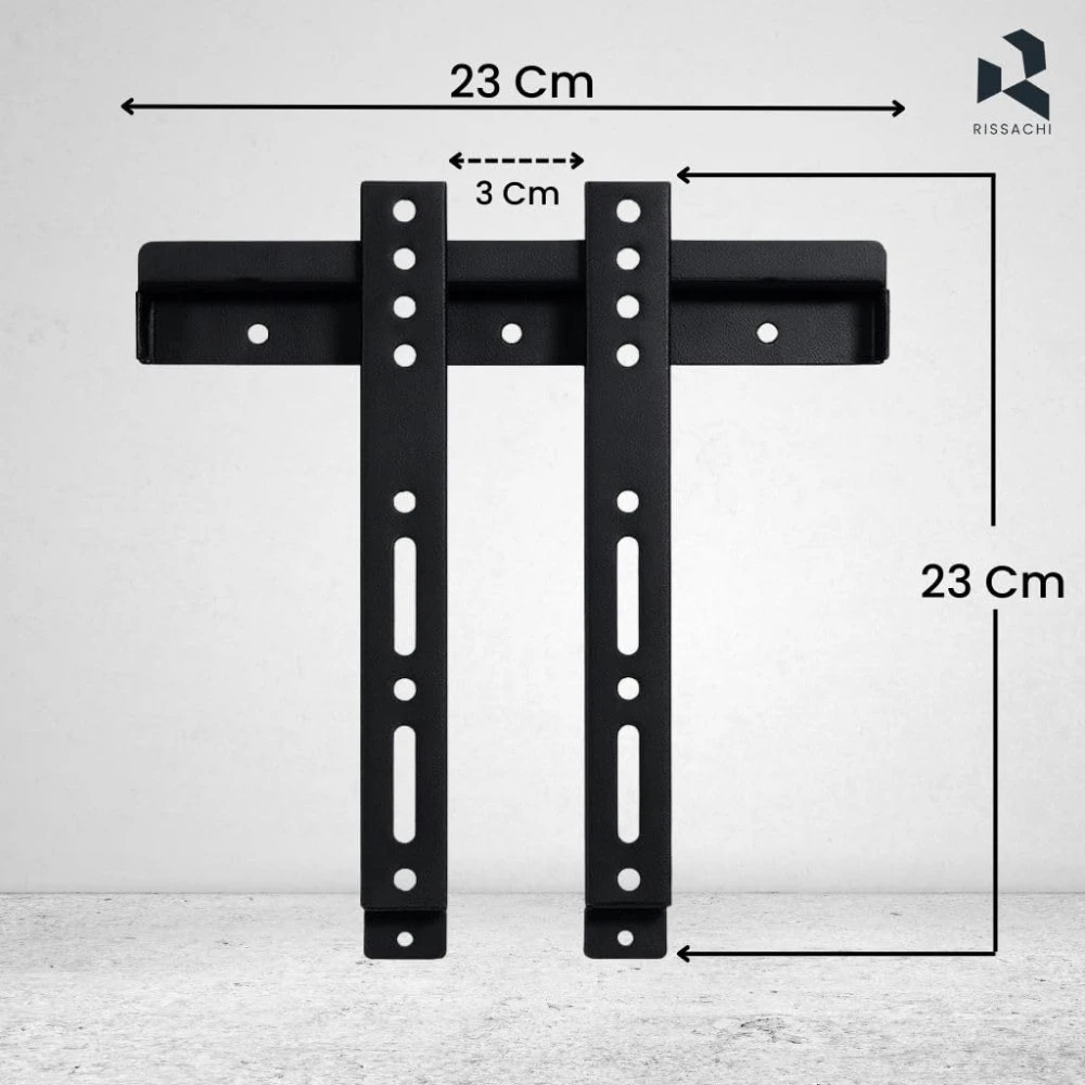 Rissachi LED Wall Mount Bracket Fixed For 14" To 43" Tv UN-107 - Image 2