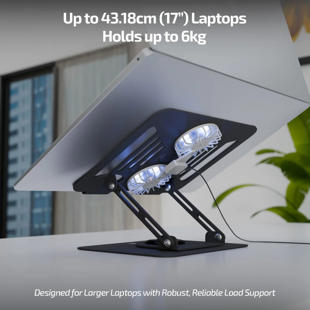 Iball Laptop Stand For Upto 17" LS450 Black - Image 4