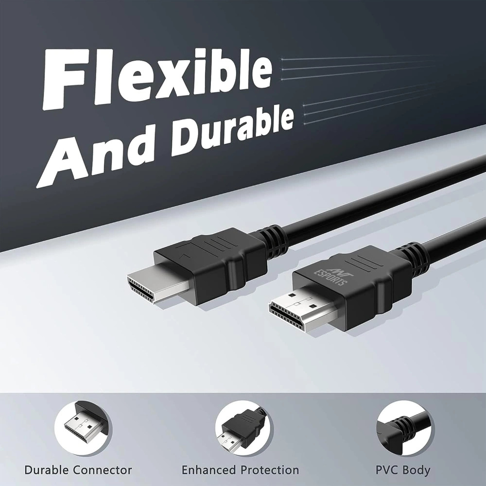Ant Esports HDMI Cable 18Gbps With Ethernet 1.5m - Image 2