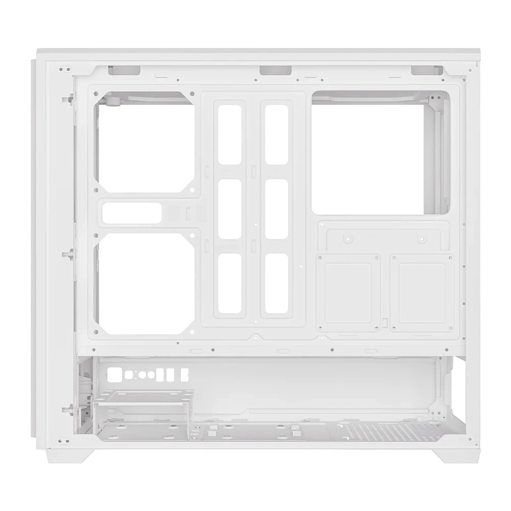 Ant Esports Mid Tower Cabinet (E-ATX/ATX/M-ATX/M-ITX) EVO 360 Lite White - Image 4