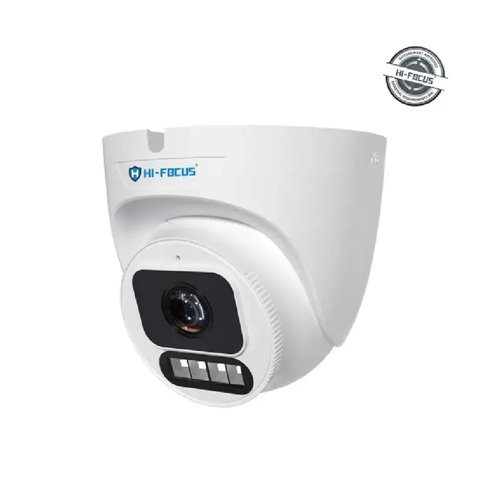 Hi-Focus 4MP IP Hybrid Dome Camera 2.8mm with Two Way Audio (D3304-DLS-R1) - Image 2