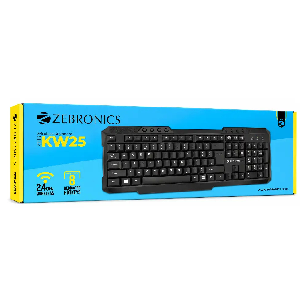 Zebronics Wireless Keyboard KW25