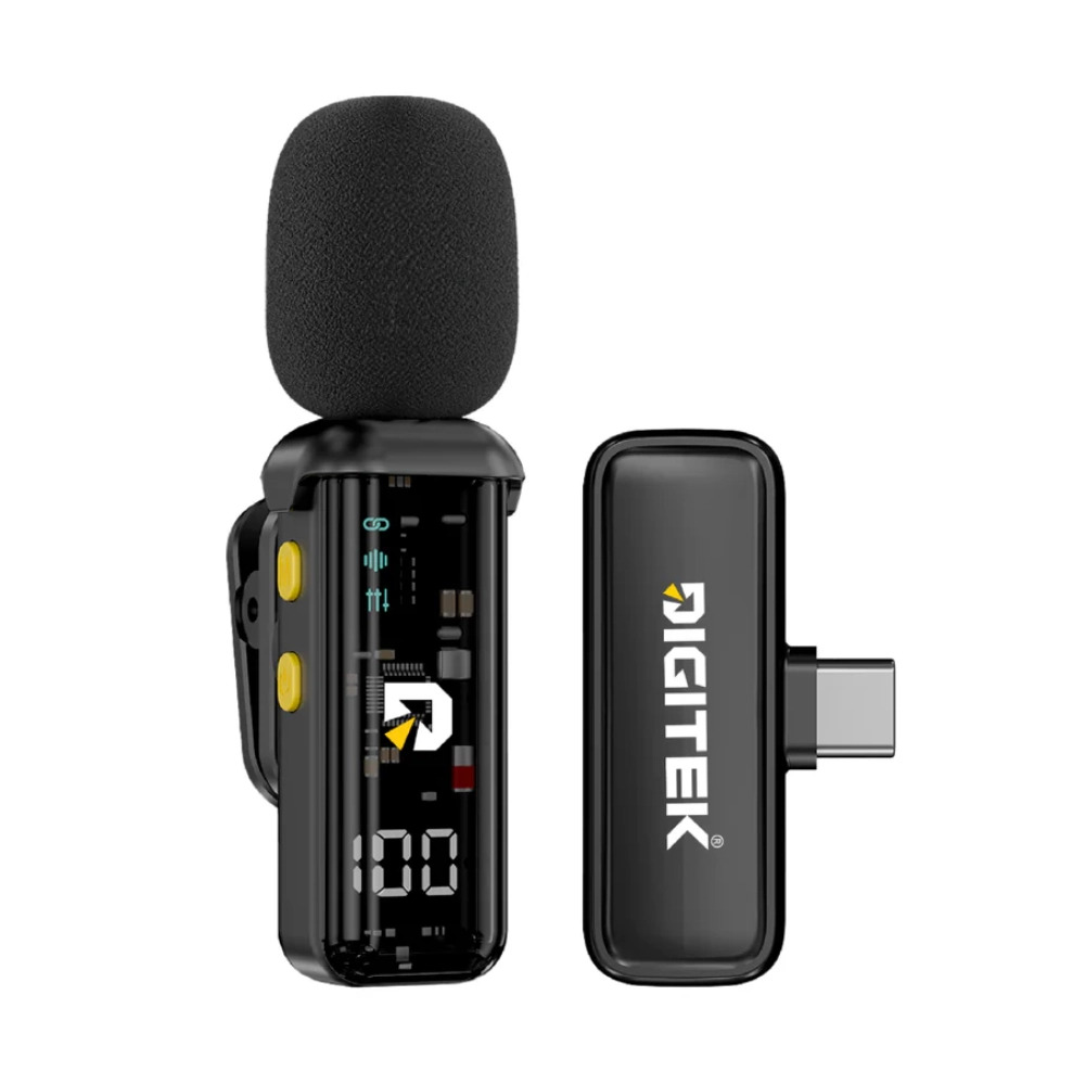 DigiTek Wireless Collar Mic Type C With 1 Mic (DWM 011) - Image 2